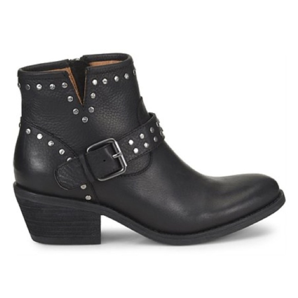 Söfft Black Allene Leather Ankle Boot - Women